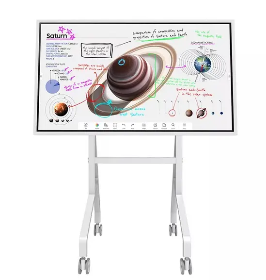 Стойка Neomounts Move Go Flip Rotational Mobile Floor Stand for Samsung Flip 55" en 65" (fast install, height adjustable)