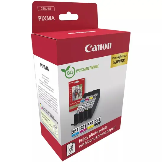 Консуматив Canon CLI-581 CMYBK  Photo Value Pack