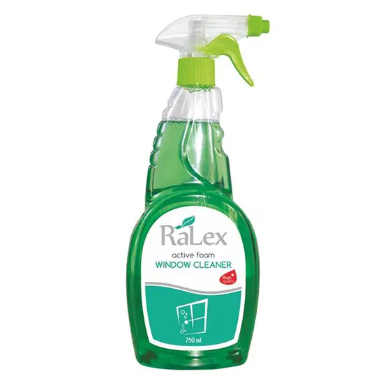 Препарат за прозорци RALEX 750мл.,помпа, зелен