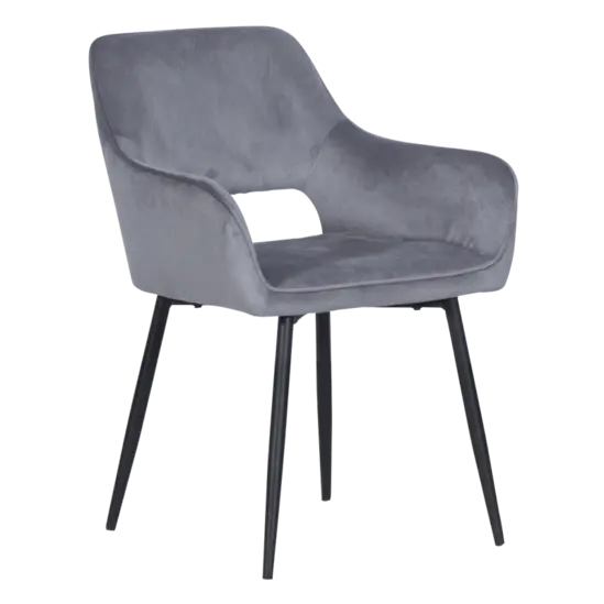 Трапезен стол ДЕМИРА- светлосив