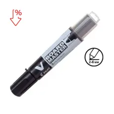 Маркер за бяла дъска Pilot Master презареждащ черен с пиктограма за намаление