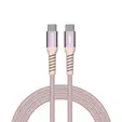 Кабел Verbatim Sync & Charge USB-C to USB-C 100W Magnetic 120 cm - Pink