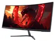 Монитор Acer Nitro ED340CURW0bmiipx, 34'' VA, WQHD (3440x1440), Curved 1500R, ZeroFrame, FreeSync Premium, 240Hz, 1ms, 100M:1, 250 nits, HDR10, 99% sRGB, 2x HDMI 2.1, 1x DP 1.4, Audio Out, 2x2W Speakers, Tilt, VESA, Black