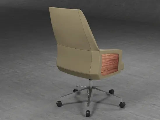 Работен стол КАЙМАКЧАЛАН LND 02- снимка отзад