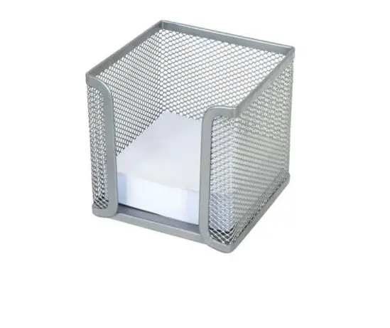 Поставка за хартиено кубче мрежа сив