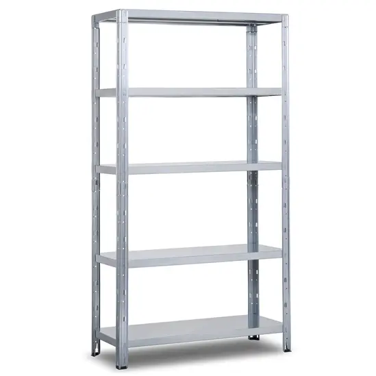 Метален стелаж FRT 188x110х50 см - сив, до 200 кф на рафт