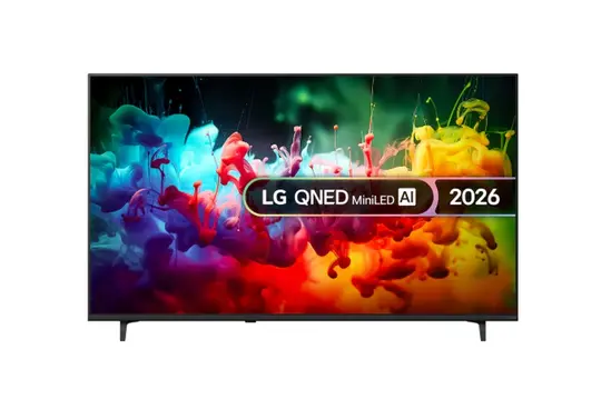 Телевизор LG 65QNED71B3B., 65" 4K QNED MiniLED Smart TV, 3840x2160, DVB-T2/C/S2, Alpha 7 AI Processor, HDR10 / HLG, webOS 26 ThinQ, VRR / ALLM / HGiG, 4K Super Upscaling, WiFi 5, Bluetooth 5.3, AirPlay 2, LAN, CI, HDMI, AI Sound Pro, Google Cast, 2 pole S