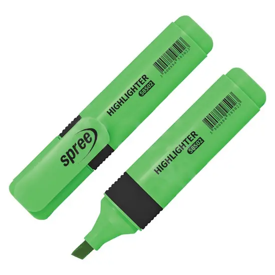 Текст маркер Spree зелен