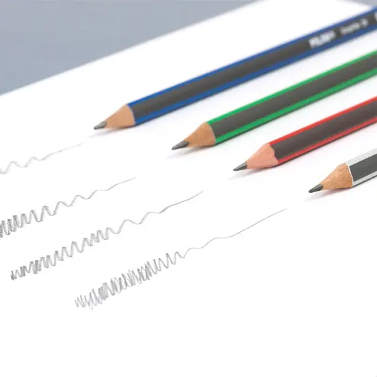 Молив графитен Milan 133 2B триъгълен - 4 броя