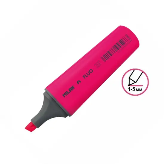 Текст маркер Milan розов