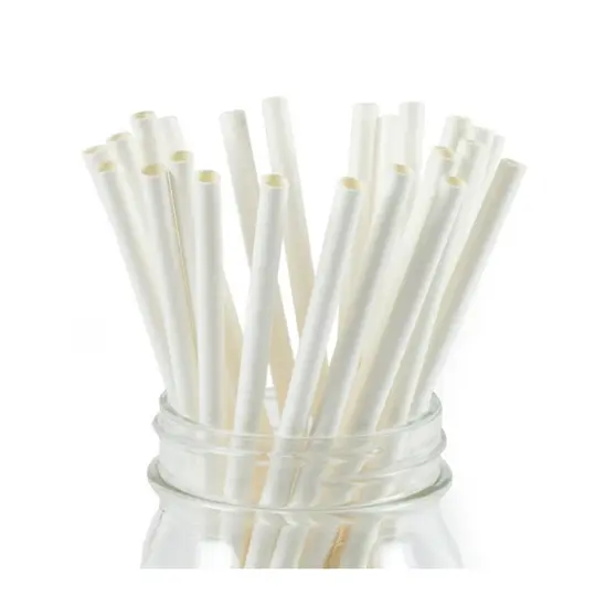 Сламки Ф8 хартиени 100 бр.