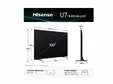Телевизор Hisense, 100''  U7Q,ULED Smart, FALD, 165Hz, 5000:1,Quantum Dot, Dolby vision IQ,Vidaa, ADS, Black
