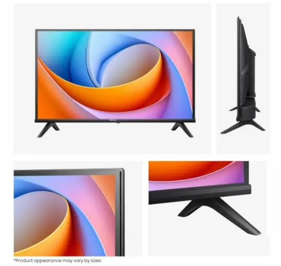 Телевизор Hisense 40" A4Q, Full HD 1920x1080, DLED, HDR, HLG, DTS HD, Smart TV, WiFi, WiFi Direct, 2xHDMI, 2xUSB, LAN, CI+, DVB-T2/C/S2, Black