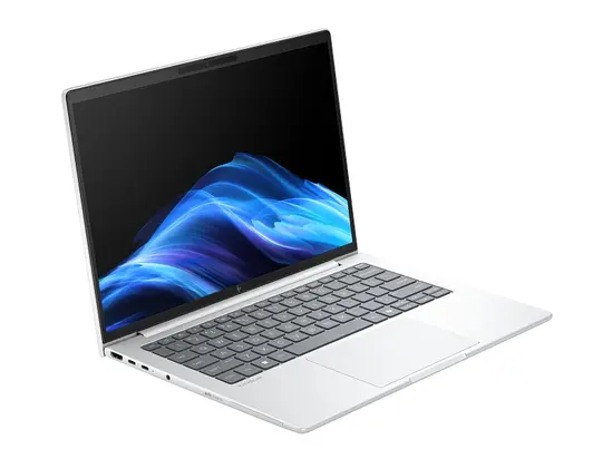 Лаптоп HP EliteBook 8 G1i AI 14' Glacier Silver, Ultra 7-255U(up to 5.2GH12MB12C), 14' WUXGA AG 300nits, 32GB 5600Mhz 1DIMM, 1TB PCIe SSD, WiFi 7 + BT 5.4, Backlit Kbd, FPR, Smart Card Reader, 3C Batt, Win 11 Pro, 3Y Offsite