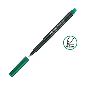 Тънкописец Faber-Castell 1513 OHP F зелен