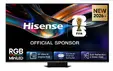 Телевизор Hisense 75" UR9S, 4K Ultra HD 3840x2160, RGB Mini Led , DLED, Quantum Dot, 180Hz, IPS, HDR 10+, HLG, Dolby Vision IQ, Dolby Atmos, Smart TV,Light Sensor,WiFi 6eGHz, WiFi Direct, BT,2x15 W + 2x10 W + 20 W + 2x10W, Anyview Cast, 3xHDMI, 2xUSB, LAN