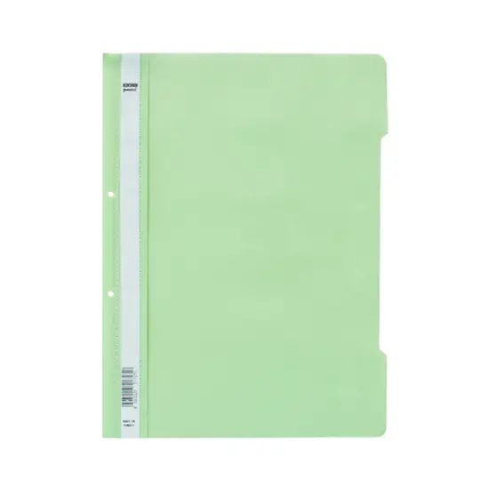 Папка PVC с перфорация 50 броя зелен пастел