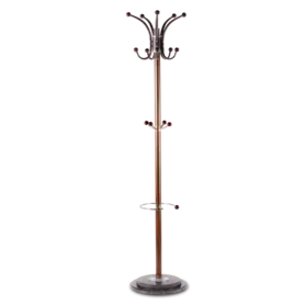 Закачалка за дрехи 8138-1- с мраморна основа, брой куки 14 