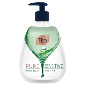 Течен сапун ТЕО Milk Pure Sensitive Aloe помпа, зелен