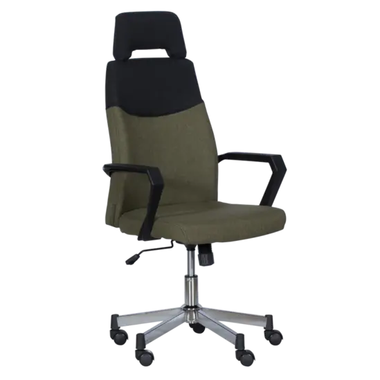 Директорски стол АЛБЕНА - зелен с черно