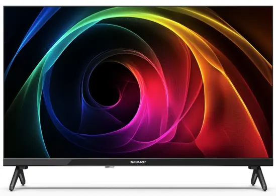 Телевизор Sharp 24HA1205E, 24" LED HD 1366x768 Frameless, 100 000:1, DVB-TT2CSS2, Active Motion 100, Speaker 2x3W, Dolby Digital, CI+, 3xHDMI (ARCCEC), 2xUSB, LAN, VideoAudio input (3 x RCA), Hotel Mode, E, 2 pole Stand