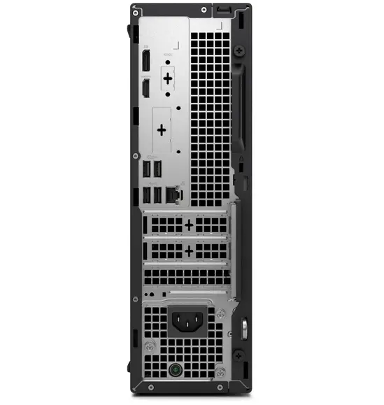 Настолен компютър Dell Pro Slim QCS1255, AMD Ryzen 5 8600G (16 TOPS NPU, 6 cores, up to 5.0GHz), 16 GB: 2 x 8 GB, DDR5, up to 4800 MTs, 512GB SSD, Integrated Graphics, Wi-Fi 6, Bulgarian Keyboard&Mouse, 180W, Win 11 Pro, 3Y PS