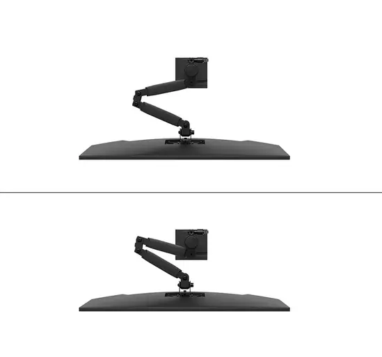 Стойка Neomounts Nero Single Flat Screen Desk Mount (phone holder+Quick-fix clampgrommet)