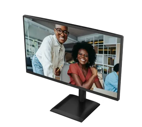 Монитор AOC 27E4U, 27" IPS WLED, 1920x1080@120Hz, 4ms GtG, 300cd m2, 1500:1, 20M:1 DCR, Adaptive Sync, FlickerFree, Anti Blue Light, 2Wx2, Tilt, Height Adjust, Pivot, Swivel, D-SUB, HDMI, USB Hub