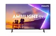 Телевизор Philips 43PUS8510/12, 43" 4K Ultra HD QLED, 3840x2160p, DVB-T/T2/T2-HD/C/S/S2, 60Hz, Ambilight 3, Pixel Precise UHD, 90% DCI, HDR+, Titan OS, Dolby Atmos, Dolby Digital, VRR, 3*HDMI, 2*USB, 802.11ac, 20W RMS, Black