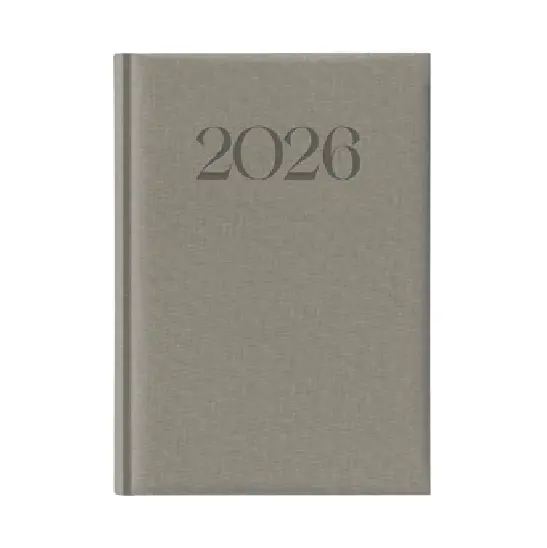 Календар - бележник BIELLA А5 сив