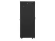Комуникационен шкаф Lanberg rack cabinet 19' free-standing 27U800x1200 (flat pack) with mesh door lcd black