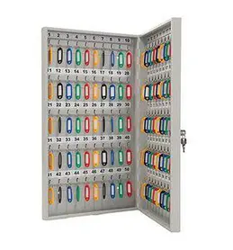 Табло за ключове KL 100 броя- за 100броя ключове, сив, отворено, с наредени ключове вътре