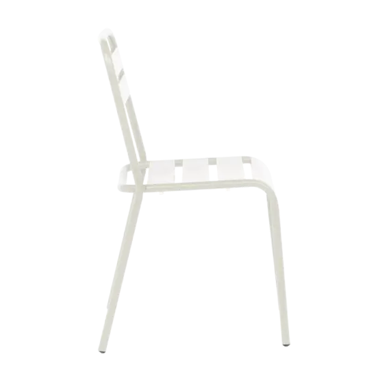 Градински стол ФЛАМБО- сив цвят на метала