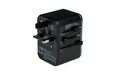 Адаптер Verbatim UTA-04 Universal Travel Adapter with 1 x USB-C PD 61W & QC 3.0  1 x USB-C  3 x USB-A
