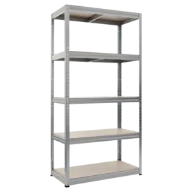 Метален стелаж 180x90x45 см - 5 рафта, цинк