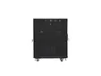 Комуникационен шкаф Lanberg rack cabinet 19' free-standing 15U800x1000 (flat pack) with glass door lcd black v2