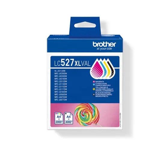 Консуматив Brother LC527XLVAL Coloured Multipack Ink Cartridge for MFCJ5010DW/MFCJ5110DW