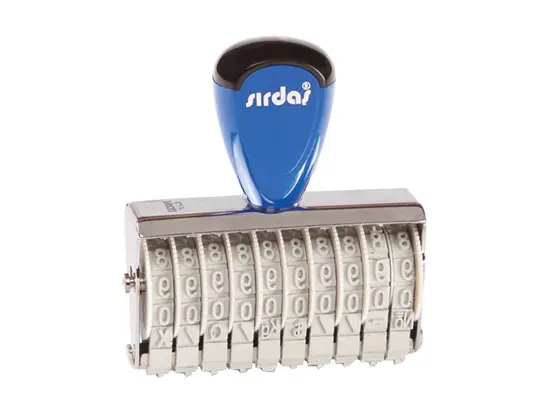 Номератор ръчен h=5мм 10 цифри