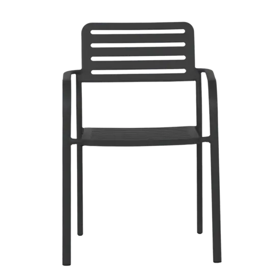 Градински стол ЛАЗУР- с подлакътници и облегалка