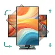 Монитор MSI PRO MP275PG E14 Proffesional Bussiness Monitor, 27", 1ms, 144Hz IPS, 1920x1080, FSync, EyesErgo, Anti-flicker, Eye-Q Check, Project Mode, HDR Ready, 300nits AG, 1500:1, 100M:1, sRGB 116%, DP, HDMI, D-Sub, 2x2W, Pivot, Heigh Adj., VESA, Black, 