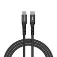 Кабел Verbatim Sync & Charge USB-C to USB-C 100W Magnetic 120 cm - Black