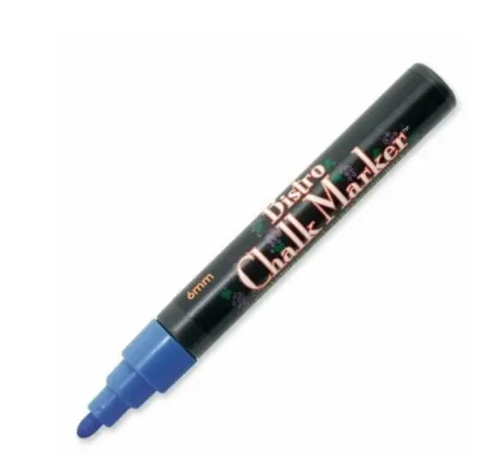 Маркер тебешир Marvy Uchida син