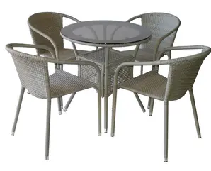 Ратанов комплект ВЕСЕЛА 461- Комплект от 4 броя стола и маса