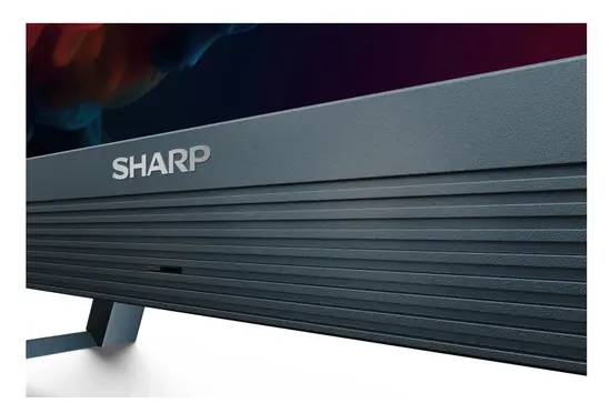 Телевизор Sharp 50FQ5EG, 50' QLED  GOOGLE TV, 4K Ultra HD 144Hz Quantum Dot 3840x2160 Aluminium Slim Frameless, AQUOS AI, DVB-TT2CSS2, 500 NIT, Active Motion 1400, HARMANKARDON, HDR10, Dolby Atmos, Dolby Vision, DTS:X, Google Assistant, HDMI eARC, Mi
