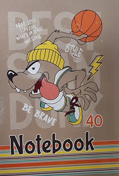 Тетрадка телчета А5 офсет 40 л малки квадратчета