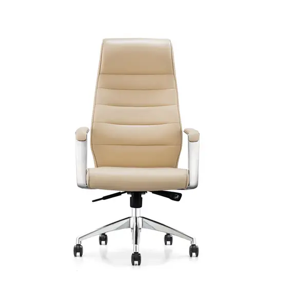 Директорски стол GIZEM- Ергономична седалка и облегалка, кожени падове