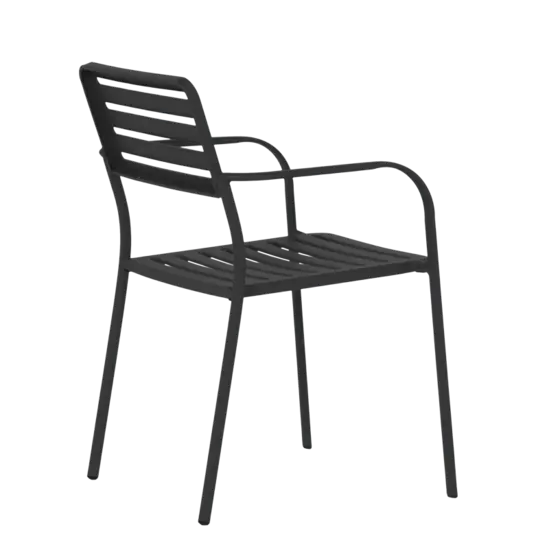 Градински стол ЛАЗУР- черен