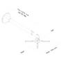 Стойка NewStar Projector Wall Mount (length: 79-129 cm = short throw), silver