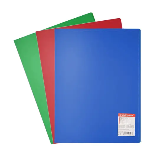 Папка Erich Krause цветна с вътрешен механизъм