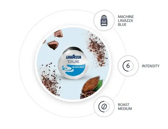 Капсули Lavazza Blue Espresso Decaffeinato Soave 100 бр